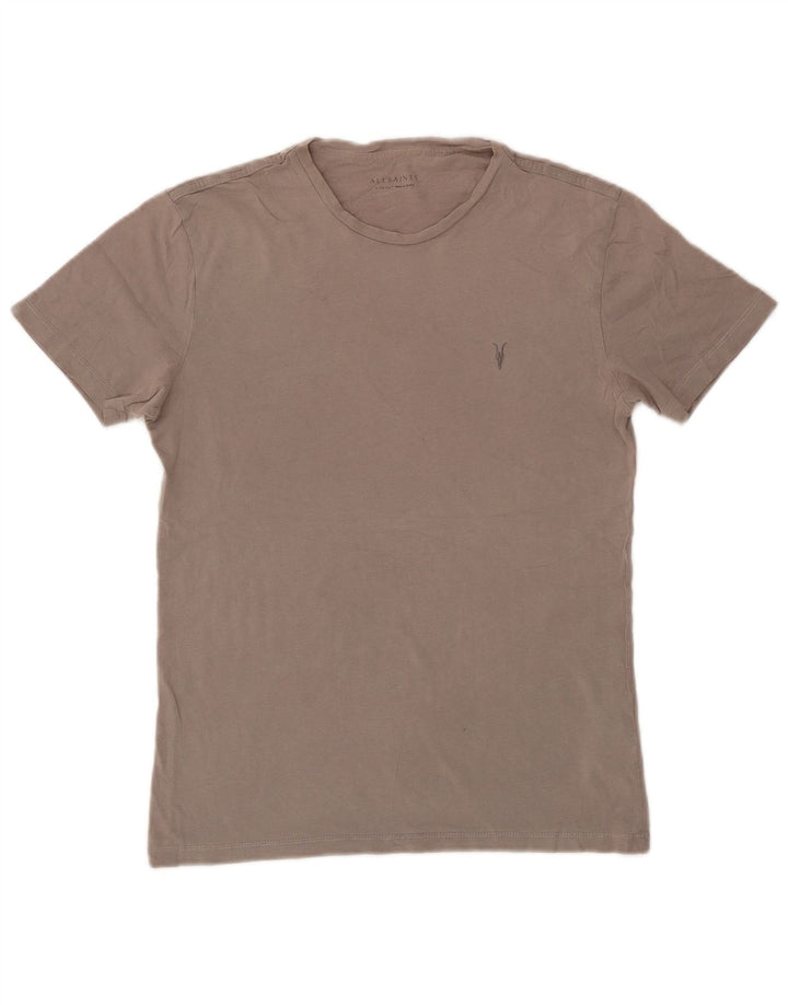 T-shirt da uomo ALL SAINTS Top XS in cotone grigio