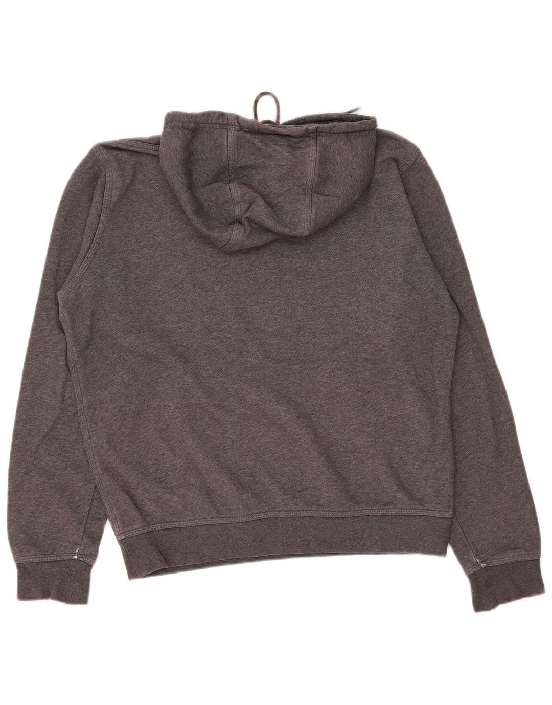 Felpa con cappuccio da uomo Nike in cotone grigio medio