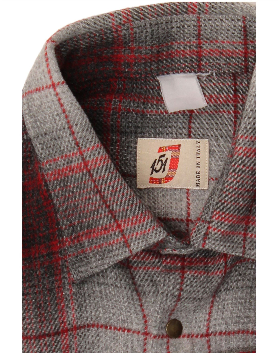 Camicia da uomo in flanella VINTAGE XL a quadri bordeaux