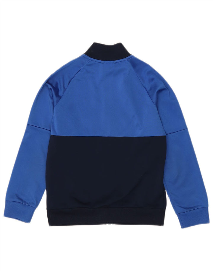 Giacca da tuta da ragazzo Adidas 7-8 anni in poliestere color block blu