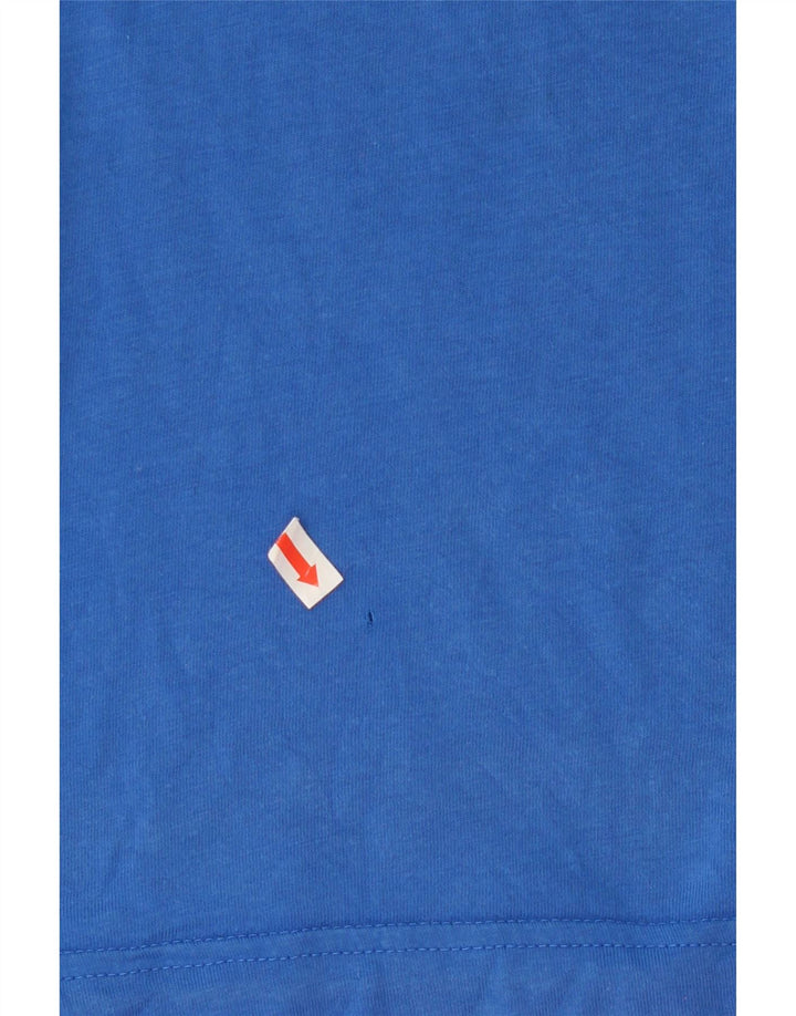ADIDAS Mens Graphic T-Shirt Top Medium Blue Cotton Vintage Adidas and Second-Hand Adidas from Messina Hembry 