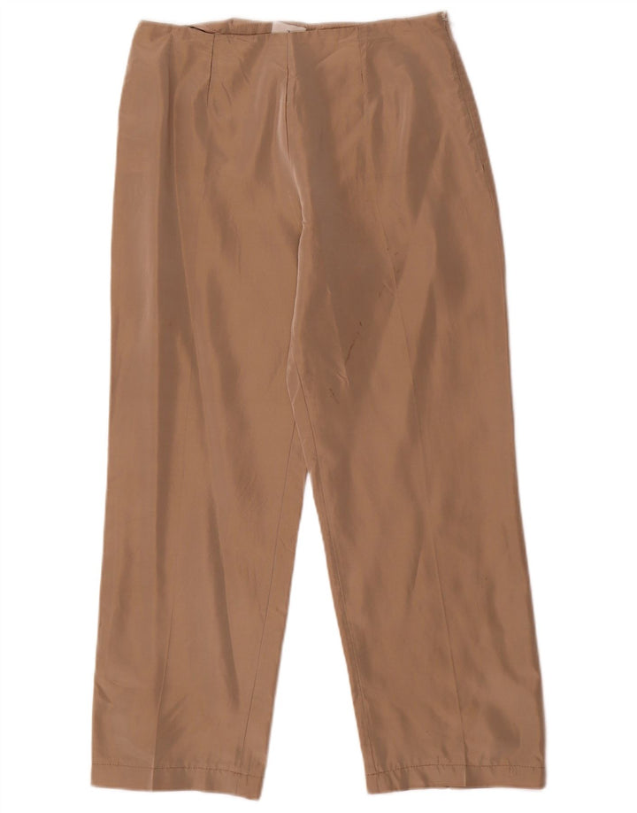 Pantaloni Corti Dritti Donna Trussardi IT 42 Medio W26 L24 Beige