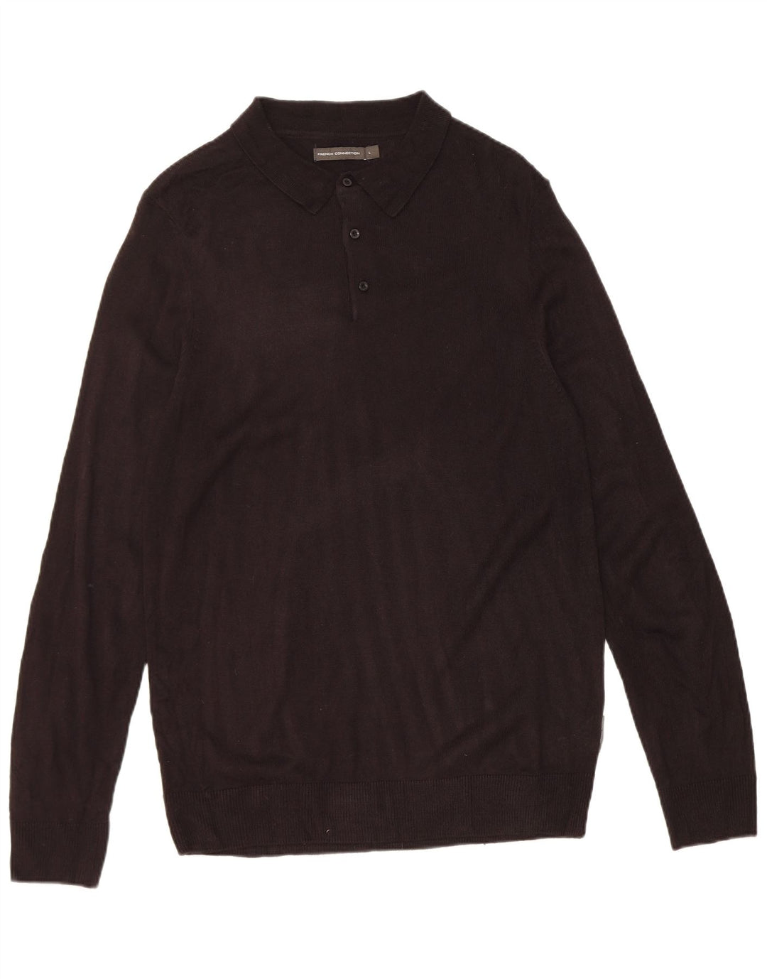 Maglione da uomo con collo alto French Connection, grande acrilico nero