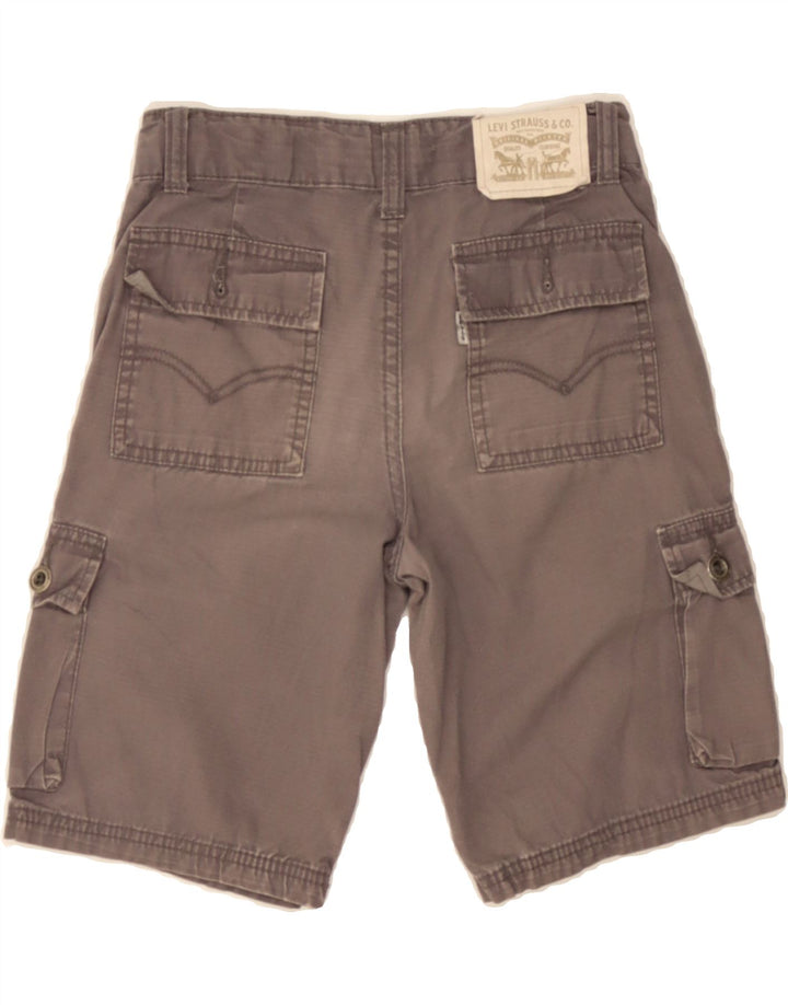 LEVI'S Boys Cargo Shorts 7-8 Years W25  Grey Cotton Vintage Levi's and Second-Hand Levi's from Messina Hembry 