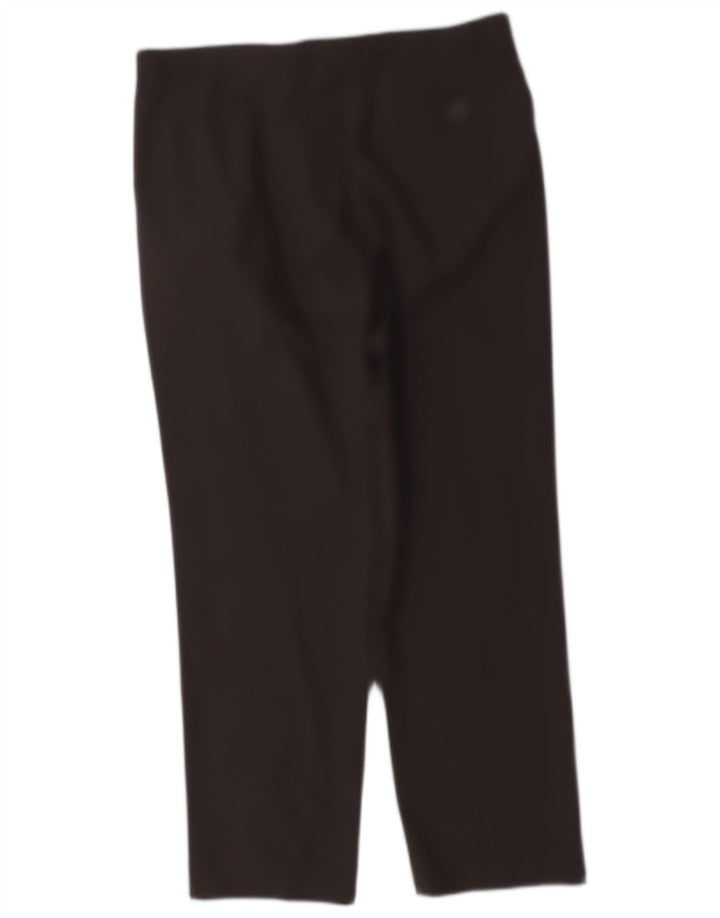 MARKS & SPENCER Mens Straight Suit Trousers W38 L31 Black Wool