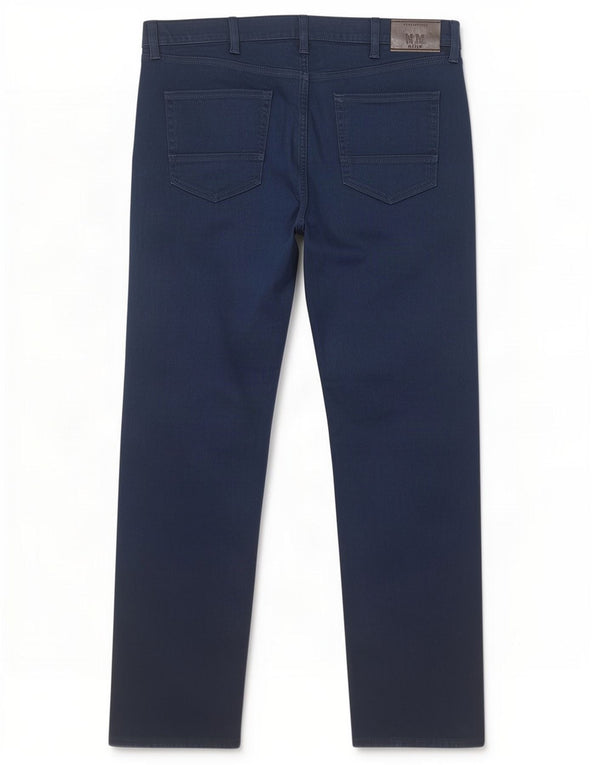 Jeans dritti da uomo Marks & Spencer W36 L31 cotone blu navy