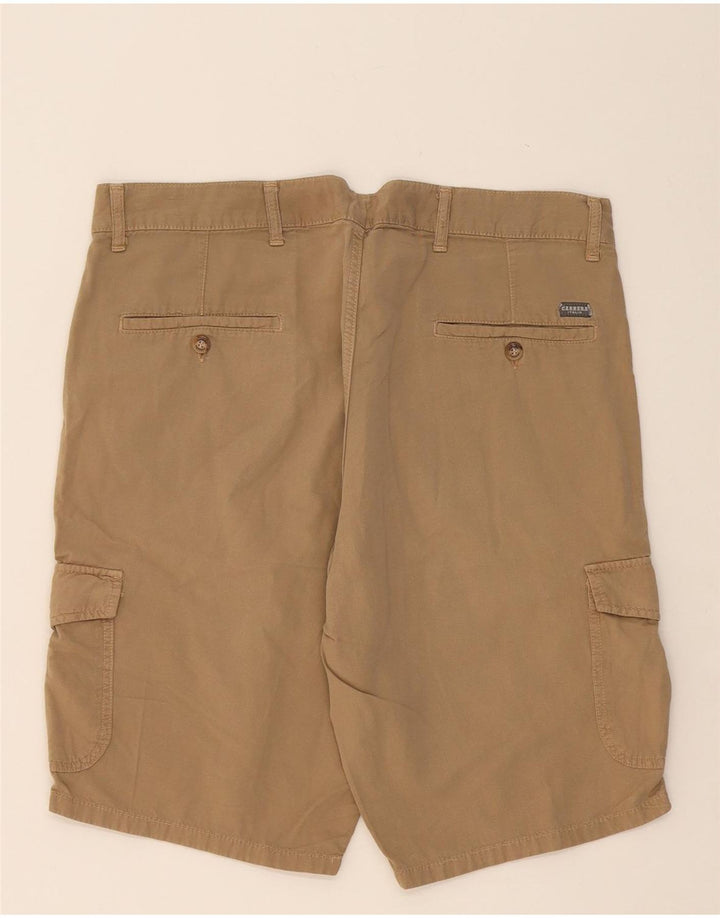 CARRERA Mens Cargo Shorts W36 Large Beige Cotton
