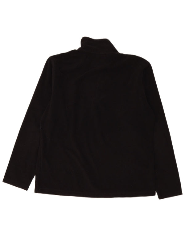 Maglione in pile da donna Diadora con collo e zip UK 18 XL poliestere nero
