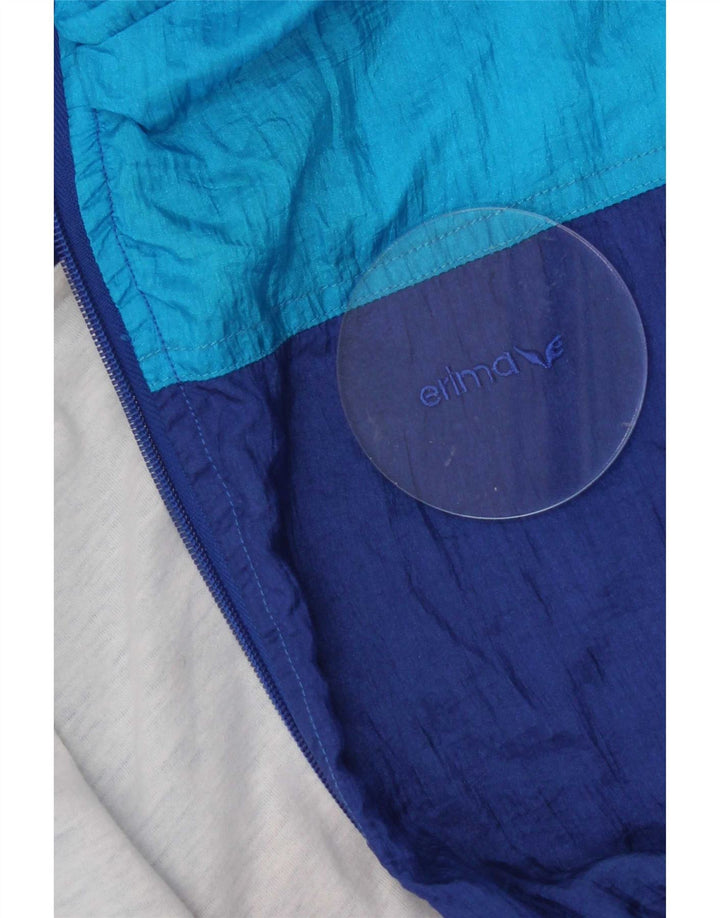 Giacca da tuta da uomo Erima color block blu medio