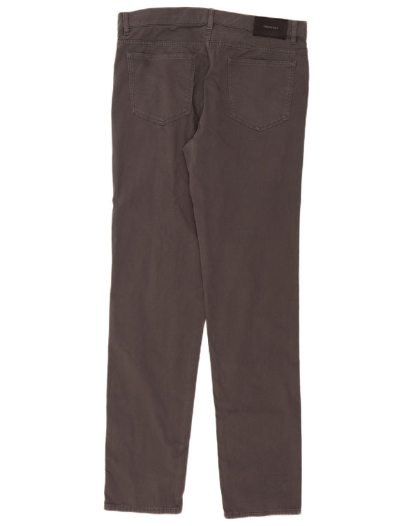 Pantaloni Casual Slim Uomo Trussardi W36 L36 Grigi