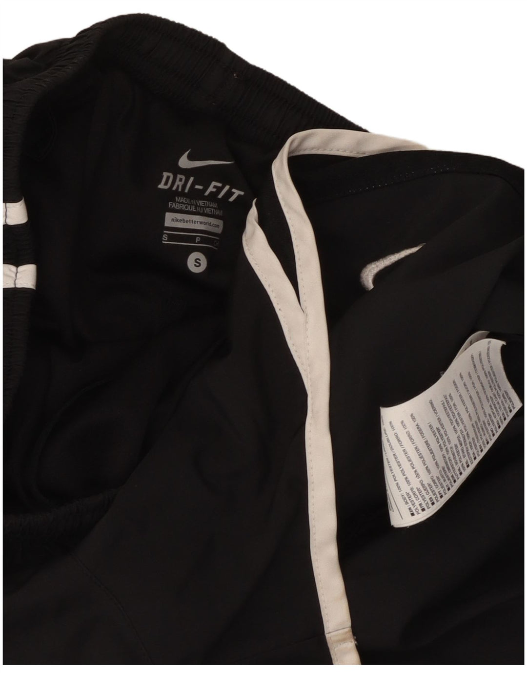 Pantaloncini sportivi Nike Dri Fit da uomo piccoli in poliestere nero