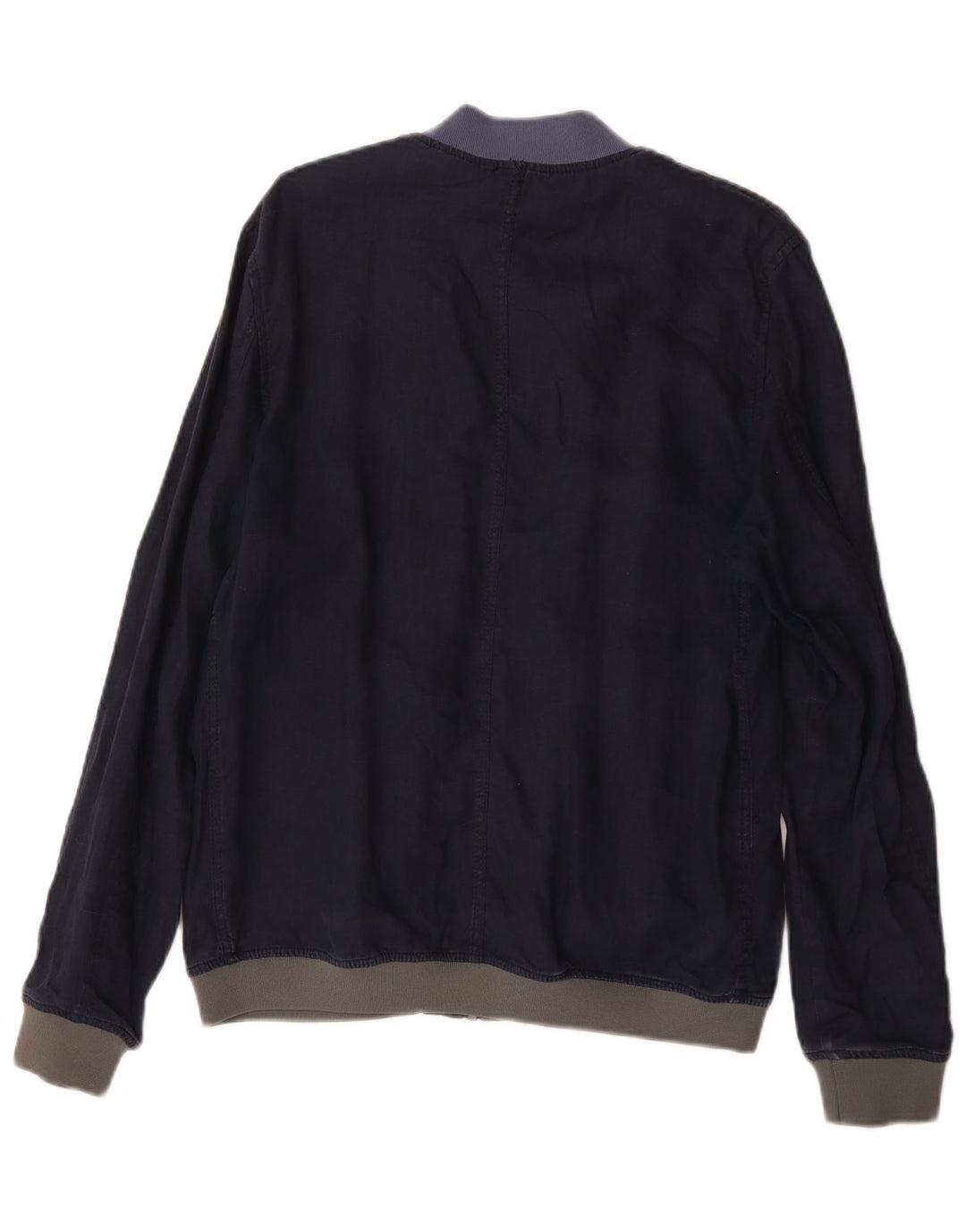 Giubbotto bomber da uomo Zara UK 40 grande blu navy
