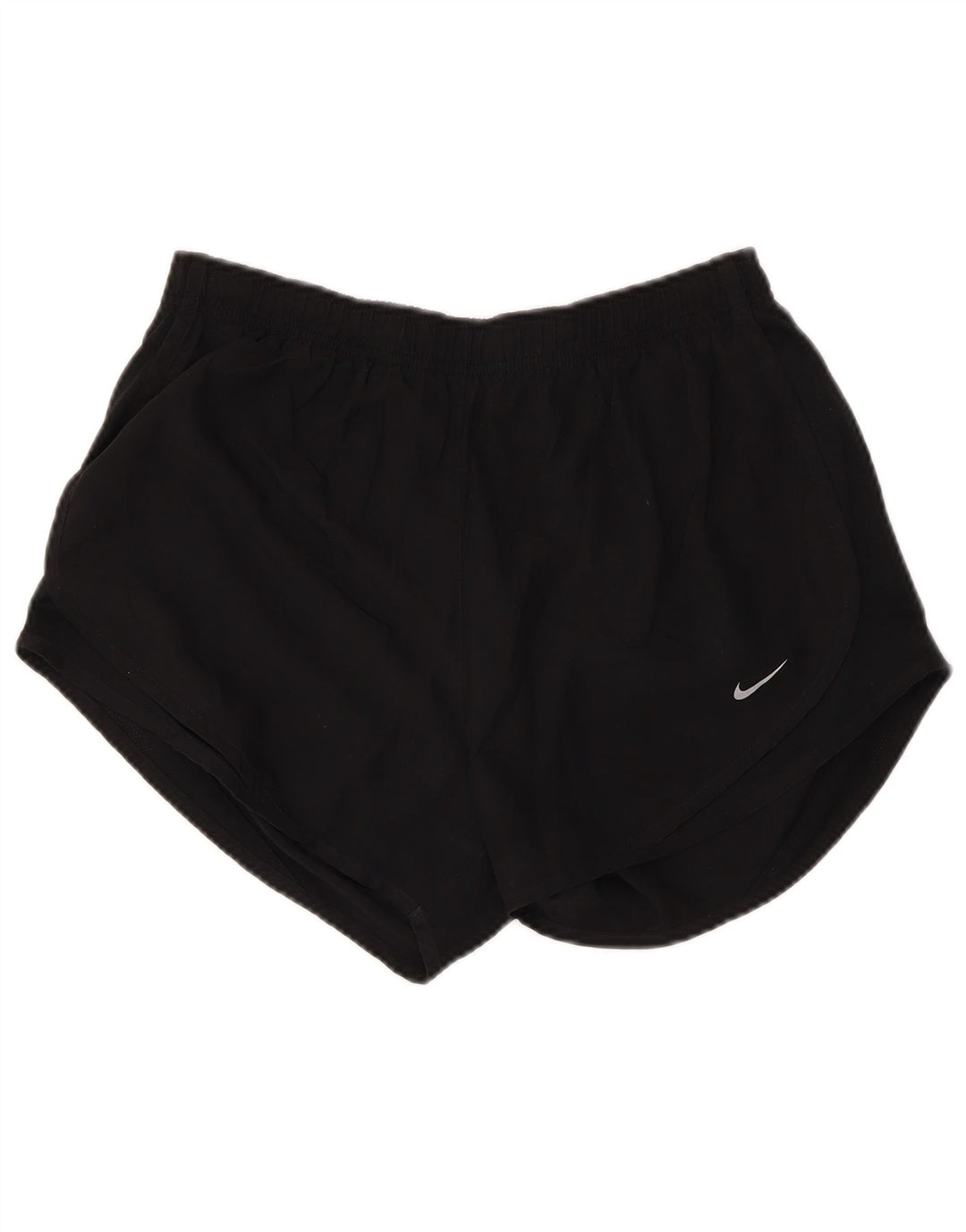 Pantaloncini sportivi NIKE Dri Fit da donna UK 14 medio nero poliestere