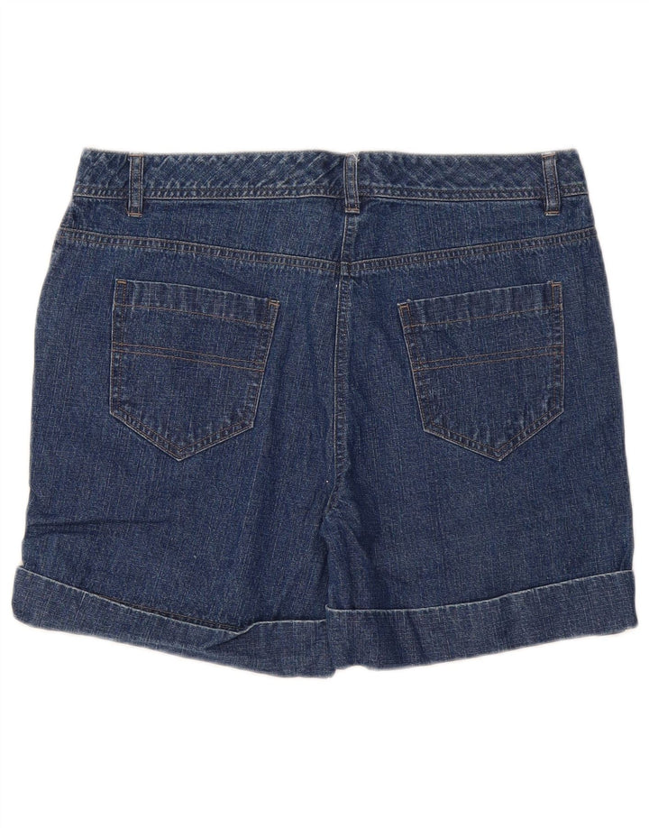 Pantaloncini di jeans da donna Sasha UK 14 Large W36 Cotone blu