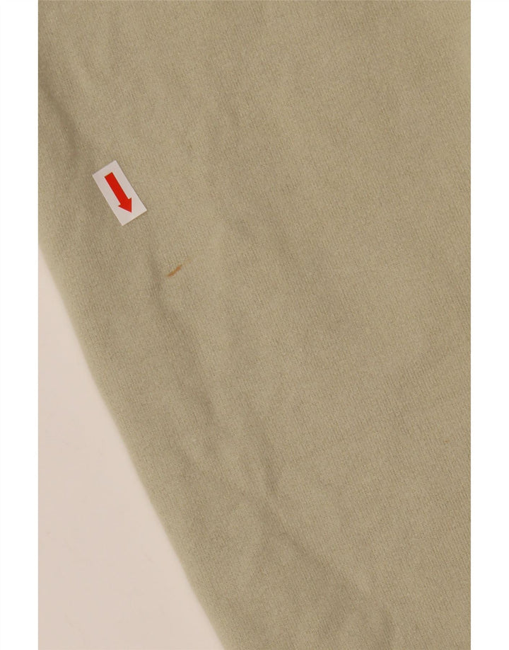 Felpa grafica da uomo Reebok, maglione, cotone verde medio