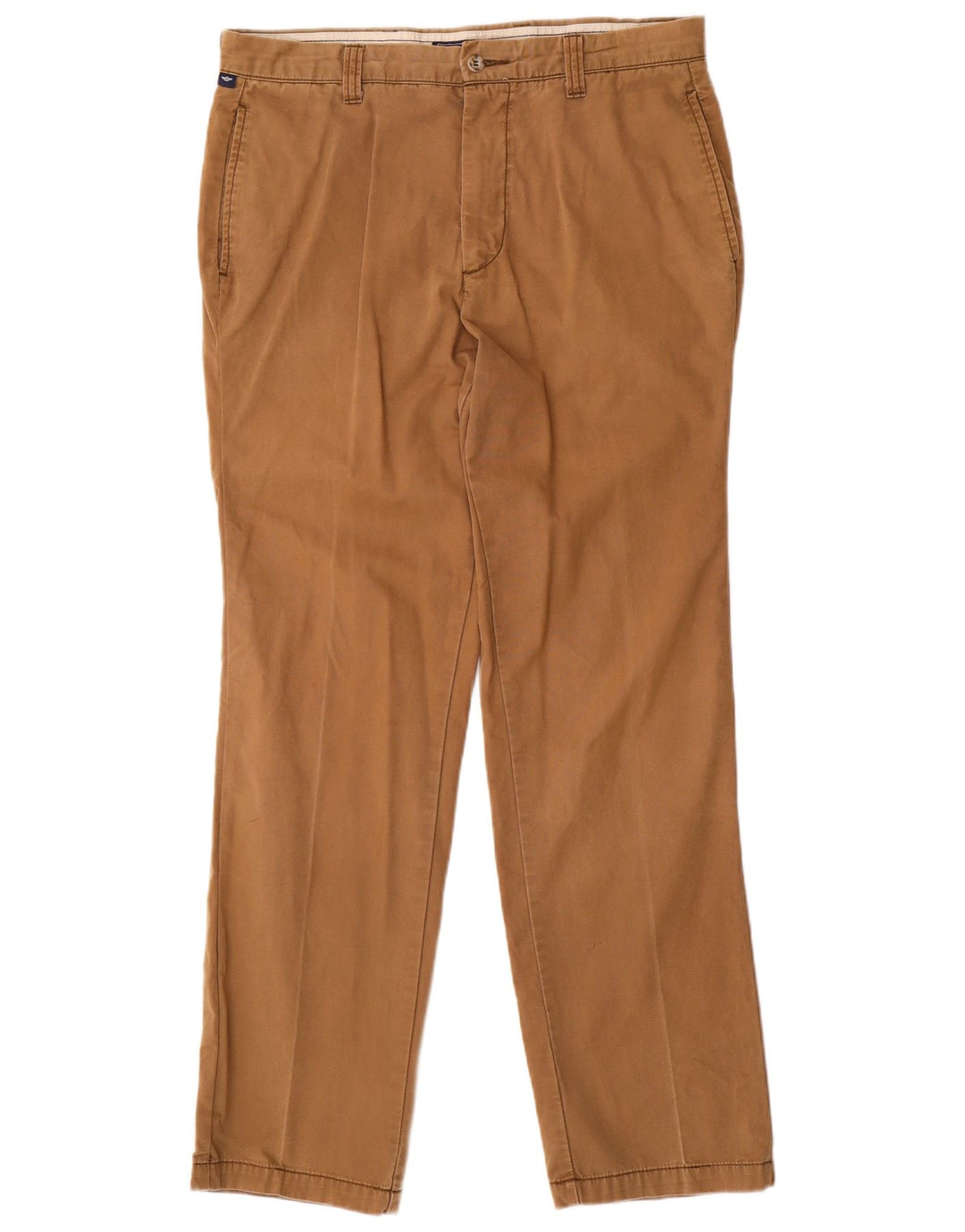DOCKERS Pantaloni chino dritti da uomo vestibilità classica W34 L32 cotone beige