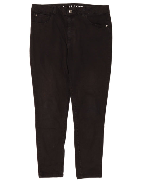 Jeans super skinny da donna Marks & Spencer UK 14 Large W32 L26 Cotone nero