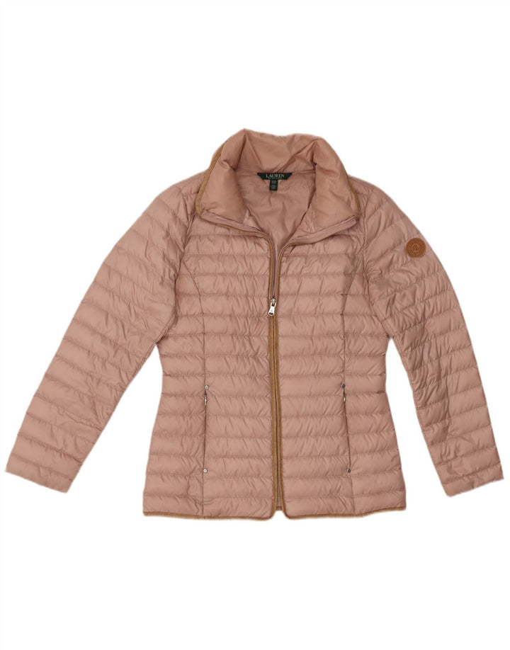 Giacca imbottita da donna Ralph Lauren UK 6 XS poliestere rosa