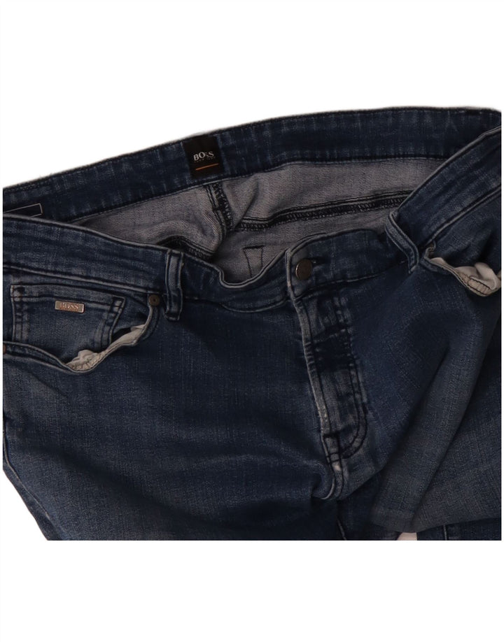 Jeans dritti da uomo Hugo Boss W38 L31 Blu