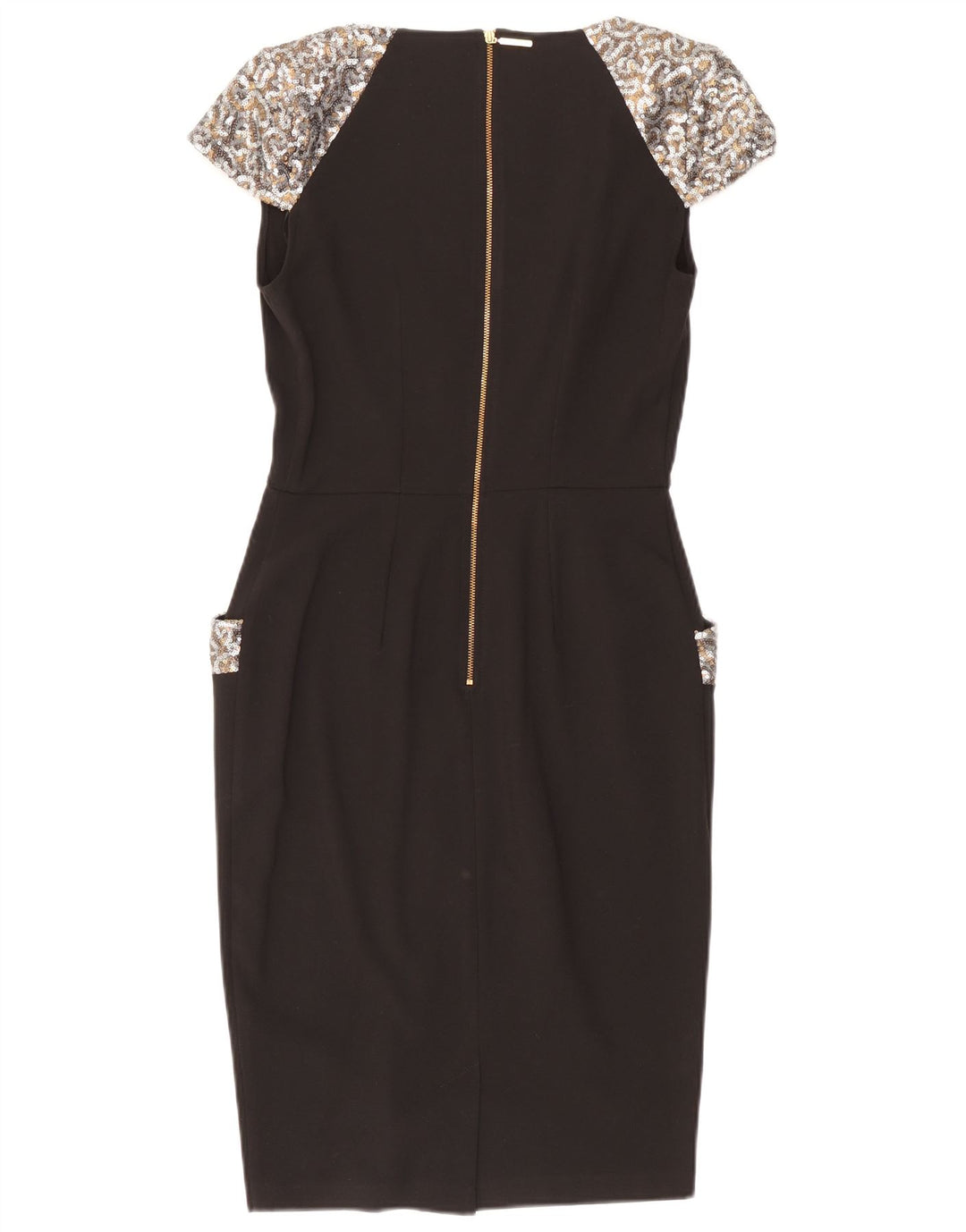 CLOSET Abito tubino da donna UK 10 Piccolo poliestere nero