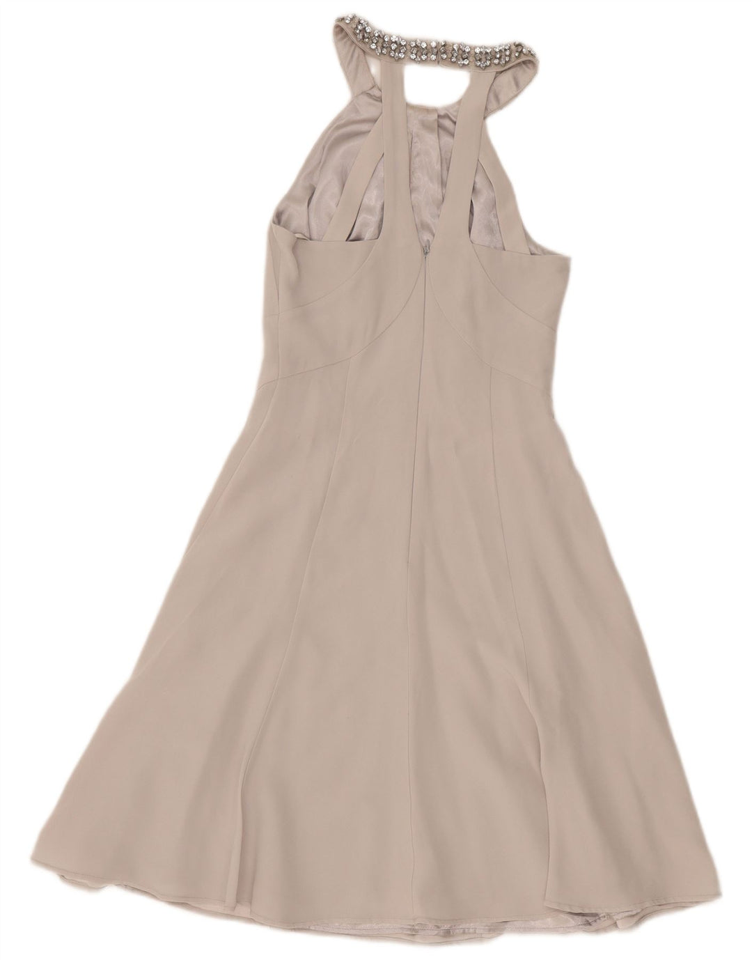Abito Halter da donna Monsoon UK 6 XS Acetato grigio