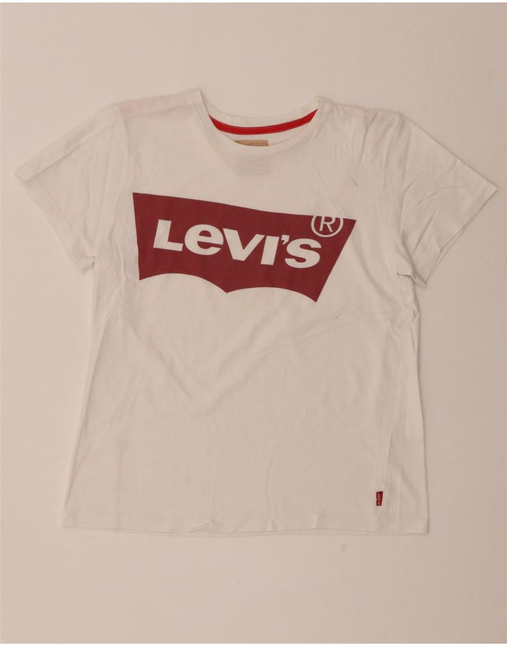 Maglietta grafica per ragazze Levi's 13-14 anni Bianca
