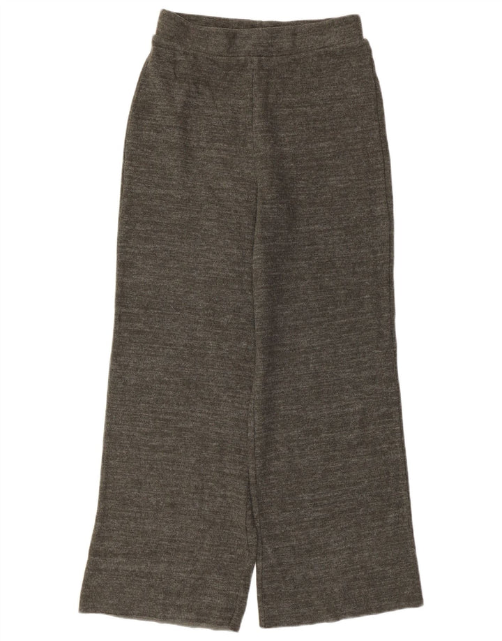 Pantaloni da tuta da donna Zara UK 12 Cotone screziato grigio medio