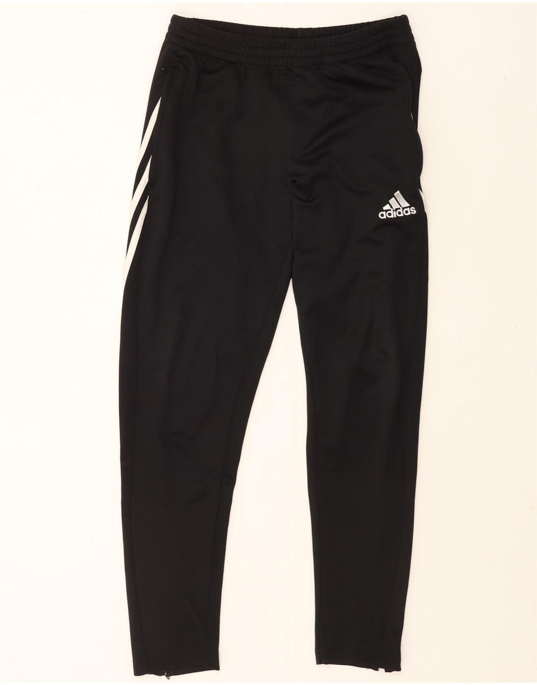 Pantaloni da tuta Adidas Climalite da uomo medio poliestere nero