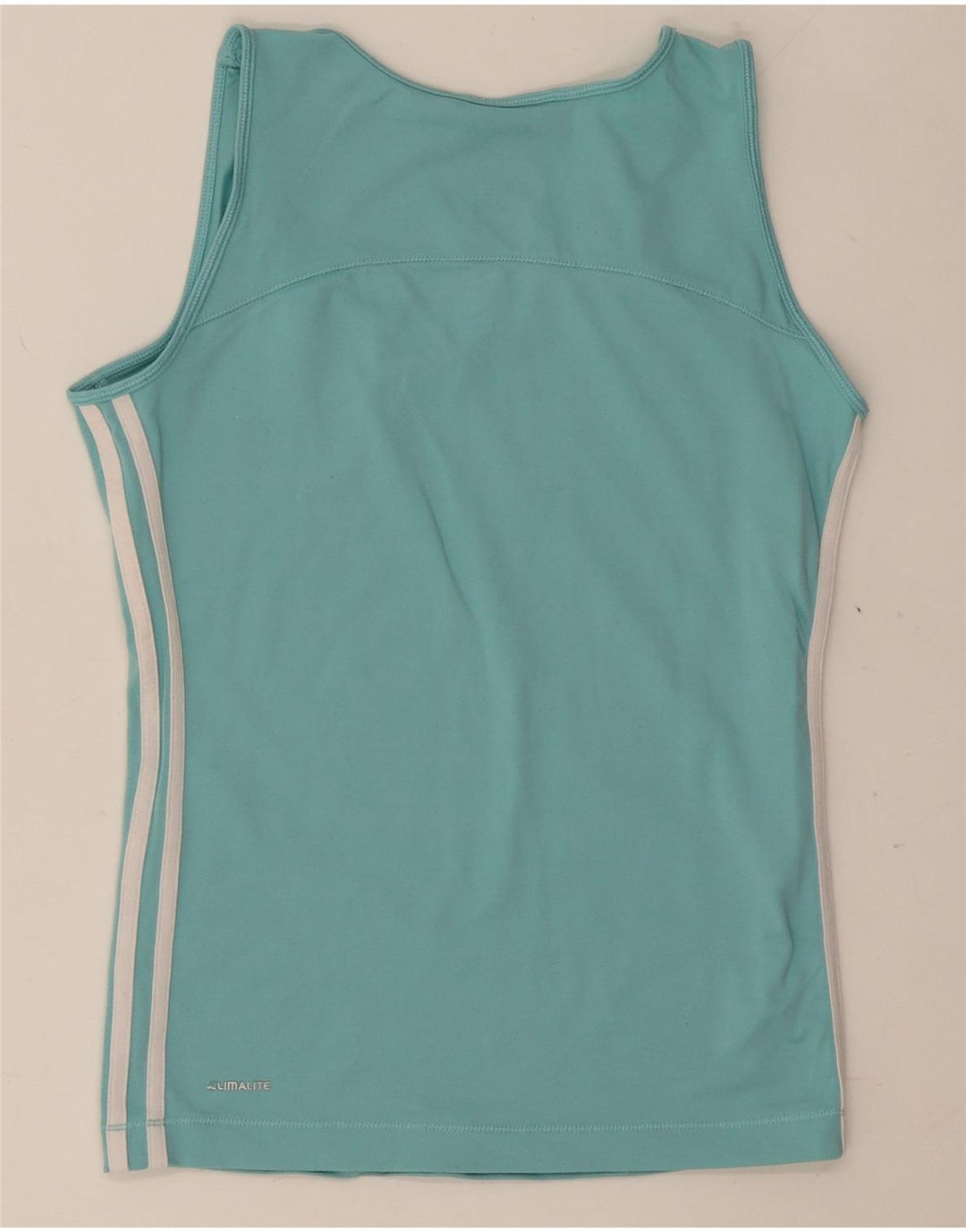 Canotta Adidas Clima 365 da donna UK 14 blu medio