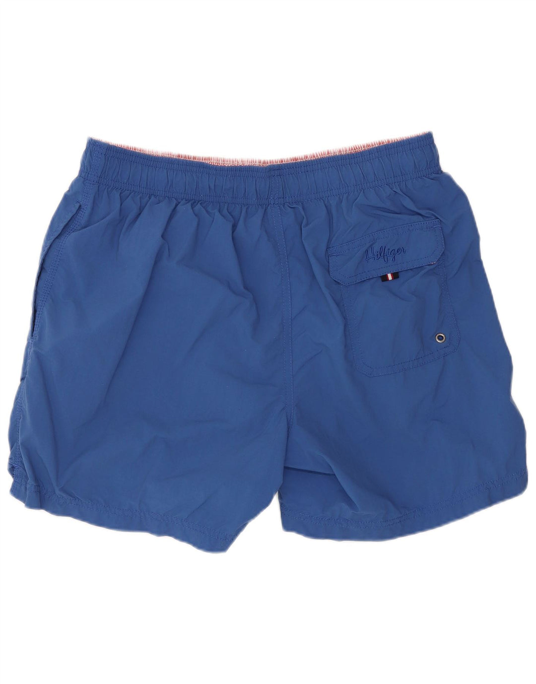 Tommy Hilfiger Pantaloncini da bagno regolari da uomo in nylon blu medio sportivo
