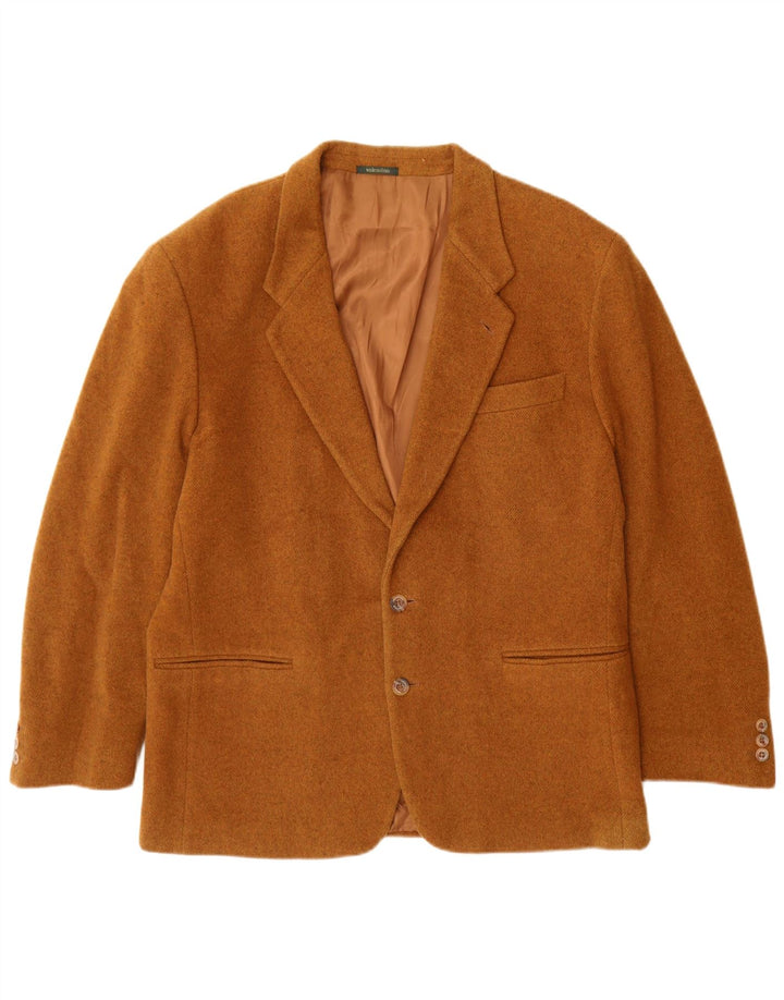 Giacca blazer a 2 bottoni da uomo Valentino IT 54 2XL Marrone lana vergine