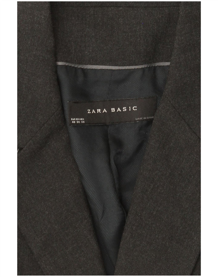 Giacca blazer a 1 bottone da donna Zara EU 40 Grigio medio