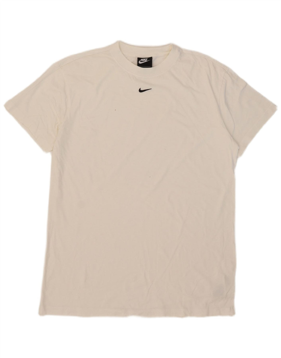 T-shirt da uomo Nike Top in cotone bianco medio
