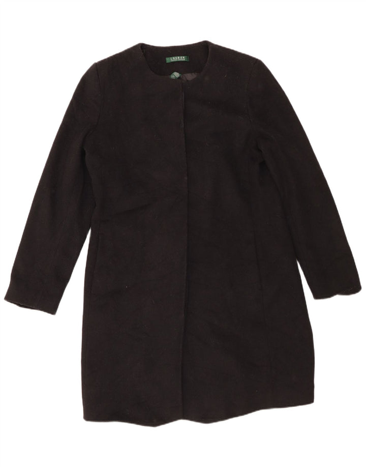 Cappotto da donna Ralph Lauren US 10 grande lana nera