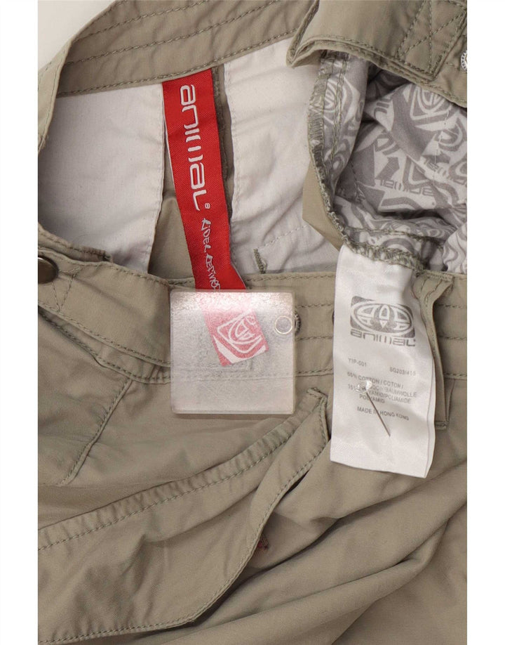 Pantaloncini cargo da uomo Animal piccoli W29 in cotone kaki