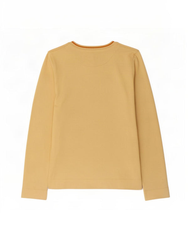 Top Zara Bambina Grafica Manica Lunga 15-16 Anni Cotone Giallo