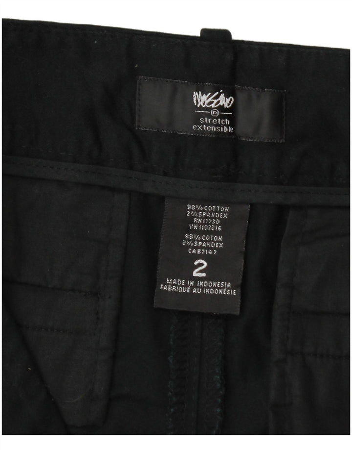Pantaloncini chino da donna Mossimo US 2 XS W32 cotone nero
