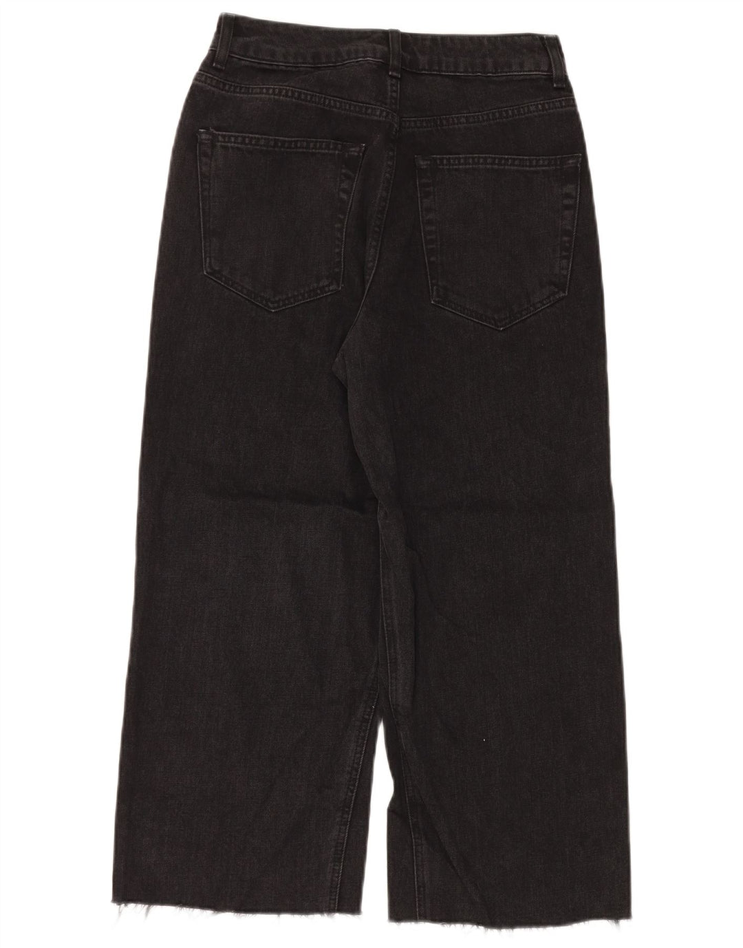 TOPSHOP Jeans da donna a gamba larga W28 L23 poliestere nero