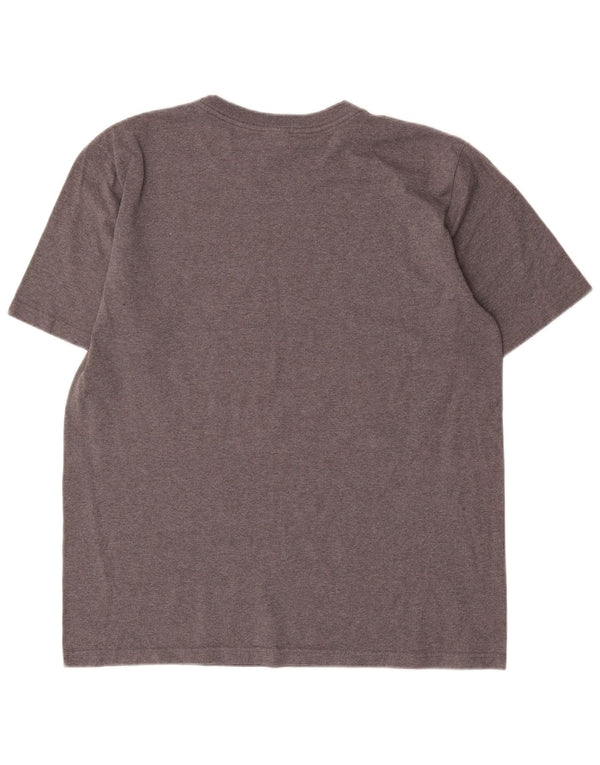 T-shirt grafica da uomo The North Face Top grande in cotone chiazzato grigio