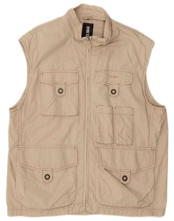 Gilet multiuso da uomo Colmar UK 42 XL in cotone beige