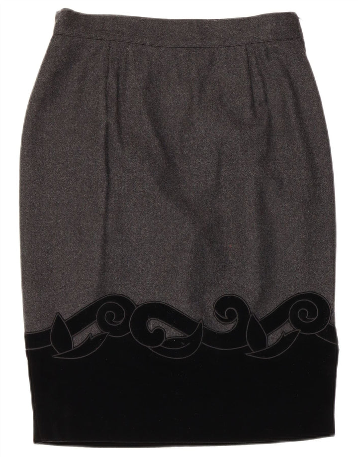 Gonna a tubino da donna BLUMODE IT 44 media W28 grigio color block