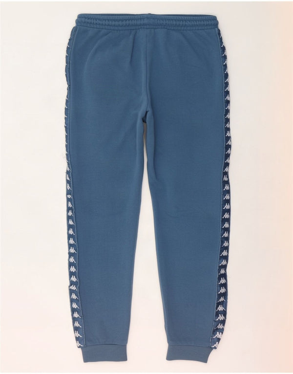 Kappa Mens Graphic Tracksuit Trousers Joggers XL Blue Cotton