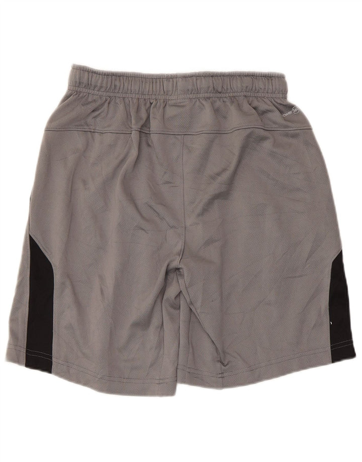 Pantaloncini sportivi da uomo Russell Athletic Small in poliestere color block grigio