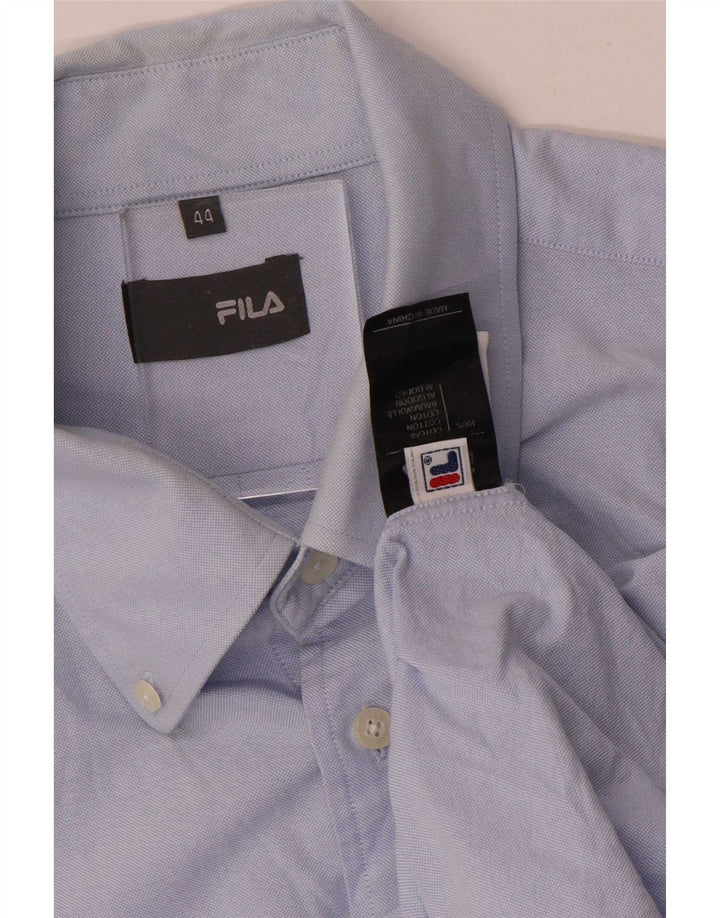 Camicia Fila da uomo taglia 44 XL in cotone blu