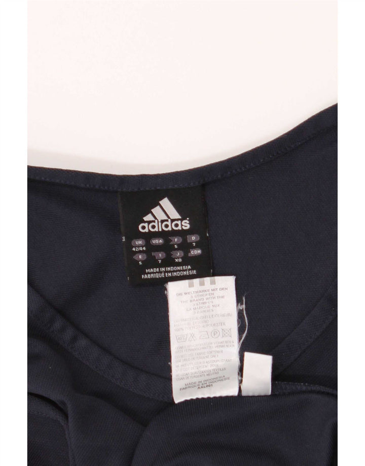 Canotta da uomo Adidas UK 42/44 grande poliestere blu navy