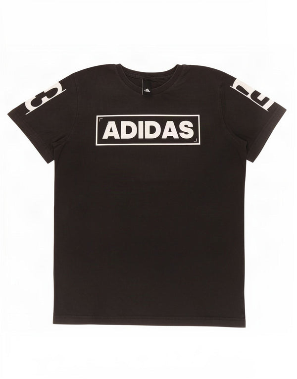 Adidas Mens Graphic T-Shirt Top Small Black