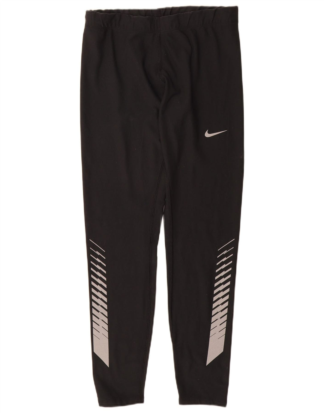 Leggings grafici NIKE da donna Dri Fit UK 12 medio nero