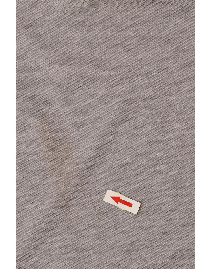 Polo da uomo LACOSTE taglia 6 XL in cotone grigio