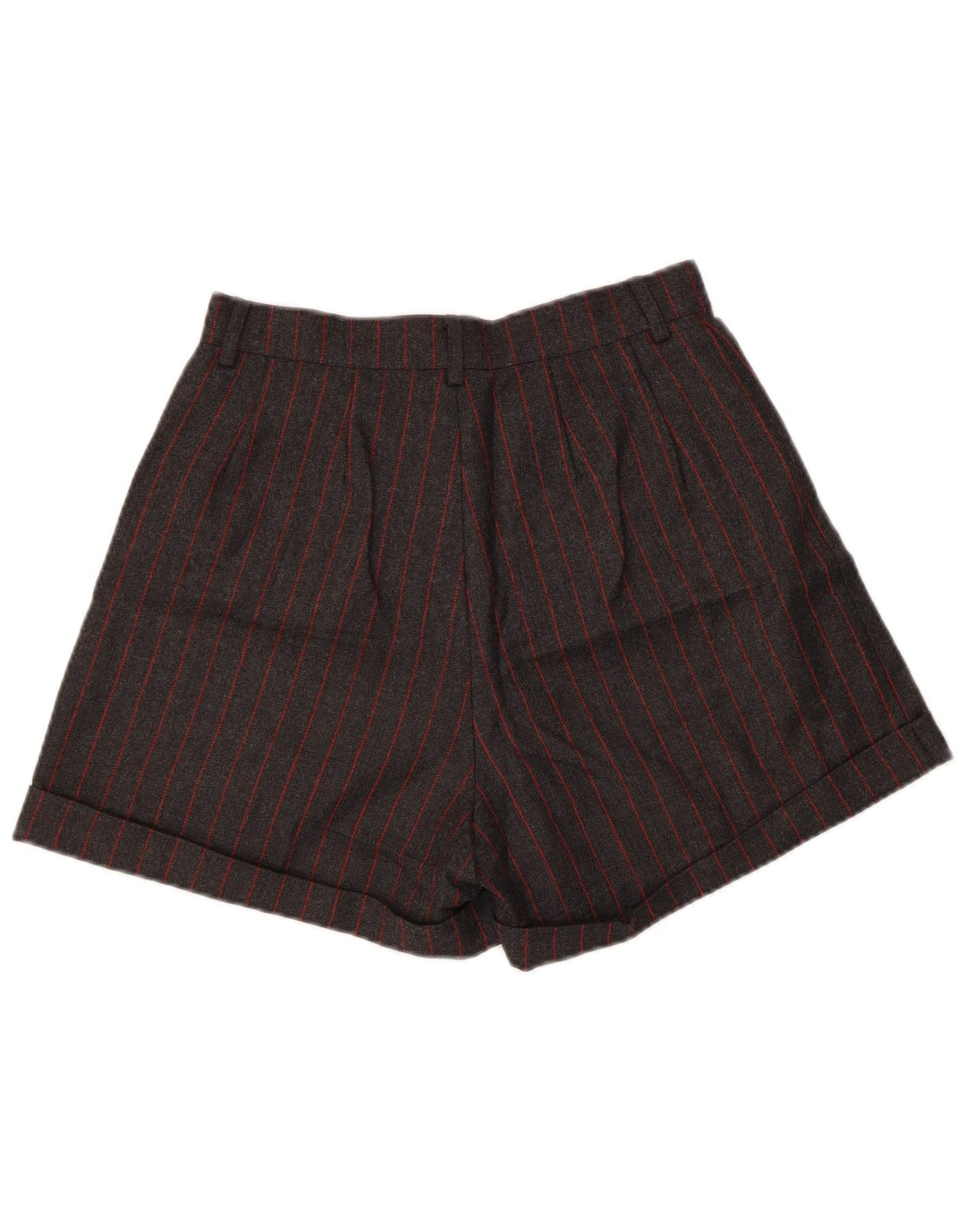 Set da 2 pezzi doppio petto da donna Aria UK 14 medio W26 lana a righe grigie