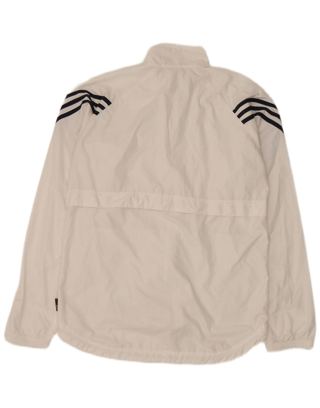Giacca da ginnastica da uomo Adidas Small bianca in poliestere